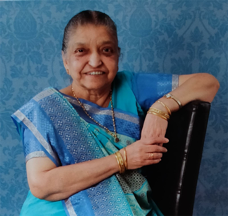 In Loving Memory of Pushpa Jayantilal Parmar