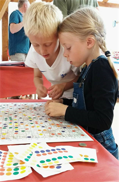 Sam and Emma on the Treasure Hunt